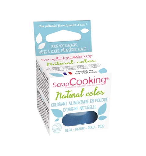 [08055661]  SCRAPCOOKING NATURAL FOOD COLORING BLUE 3GR