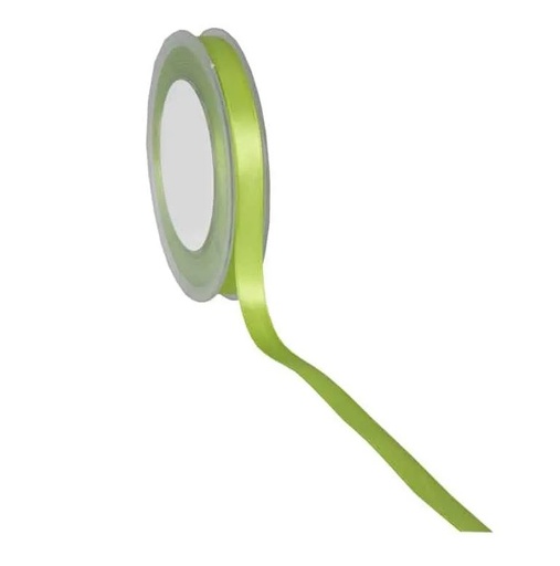 [70410704] PREMIUM DOUBLE SATIN RIBBON SPRING GREEN 10MMX25M 