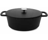 [57657824] BAUMALU "BLACK DESIGN" OVAL CAST IRON COCOTTE 29CM 4.7L