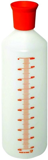 [53800817] BOUTEILLE A PUNCH GRADUEE 1L A/BOUCHON POLYETHYLENE