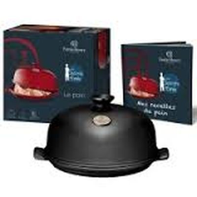 [55330010] EMILE HENRY BLACK BREAD BELL 34X28.5X16.5CM 4.5L