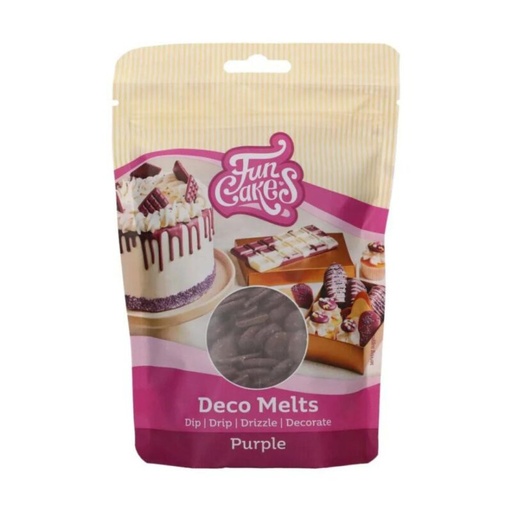 [70407290] FUNCAKES DECO MELTS VIOLET 250GR