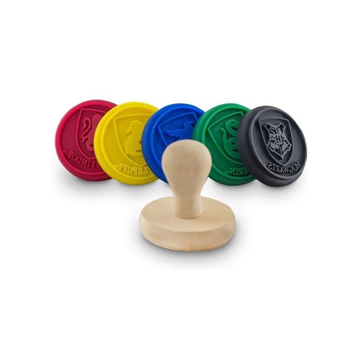 [08075236] TAMPONS BISCUIT HARRY POTTER POUDLARD, SERDAIGLE, GRYFFONDOR, POUFSOUFFLE & SERPENTARD