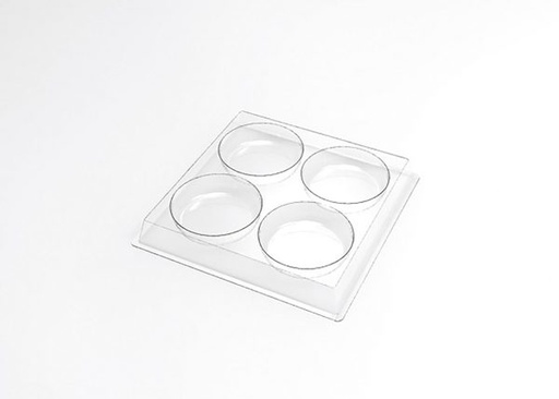 [08057623] PCB Moules Entremets individ. Kleine taart voor 120 stuks ø 7.4 cm 30pces ***s/cd***