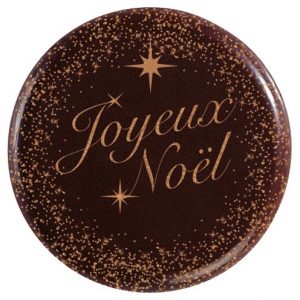 [08056719] 060467 PCB RONDS CN JOYEUX NOËL Ø 4 CM 96PCES ***S/CD***