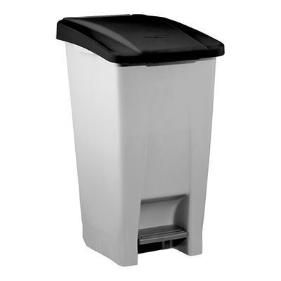 [57660429] DENOX 80L AFVALBAK MET PEDAAL + WIELEN KUNSTSTOF HT74