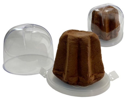 [41802310] BOÎTE DE TRANSPORT POLYPROPYLENE POUR PANETTONE 27 X 26 X 22CM