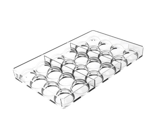 [51661545] SILIKOMART MOULE A PRALINES TRITAN CH037 KIT SEMISFERA 02 N.24 Ø3,5CM H1,8CM + ICH037 MOULE SILICONE