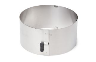 [62250754] PATISSE UITZETBARE CIRKEL MET HENDEL Ø17-30CM HT9CM