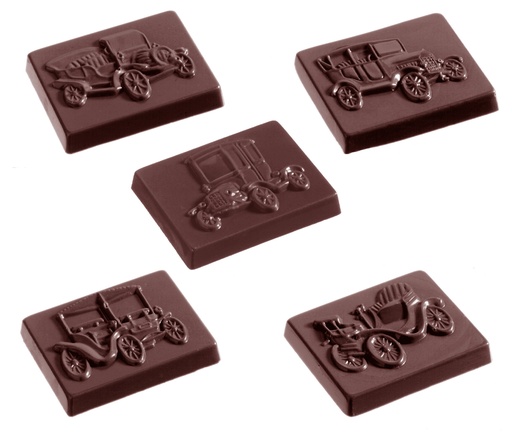 [70409475] MOULE À CHOCOLAT CARAQUE VOITURE  CW1278 3X7 -- 7GR