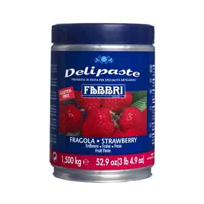 [07062008] FABBRI DELIPASTA AARDBEIEN AROMA 1,5KG = DOOS