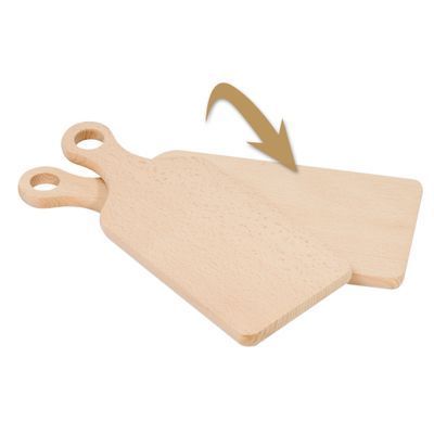 [57659382] PLANCHE BOIS HETRE  A/POIGNEE 34X14X1.2CM