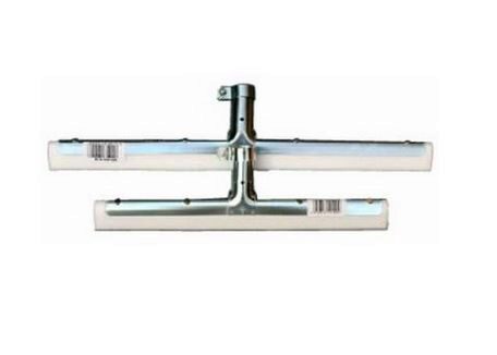 [20040016] RACLETTE EN METAL ET MOUSSE NOIRE (OU BLANCHE)45CM
