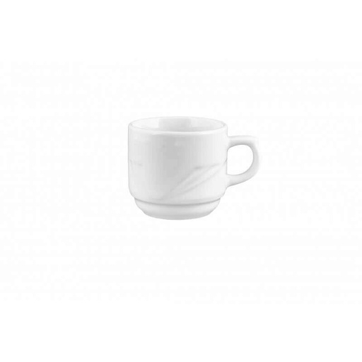 [74500193] ARCADIA TASSE MOKA 10CL PORCELAINE BLANCHE