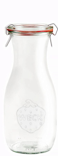 [56000572] WECK CARAFE A JUS VERRE Ø 60MM 530ML-4P COUV.VERRE