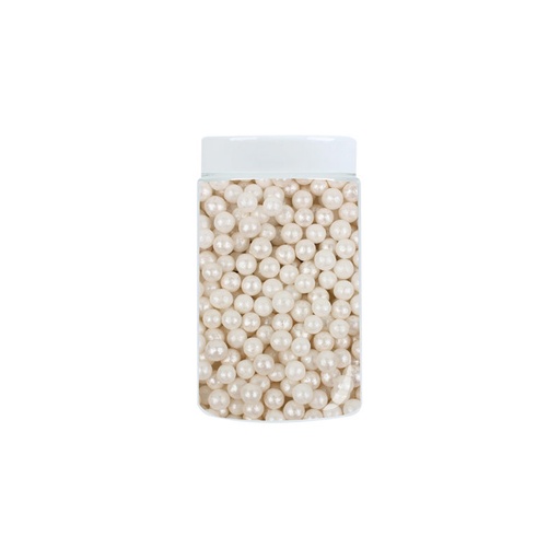 [08081046] 57504 SUIKERPARELS PEARLY WIT  400 G = POTJE