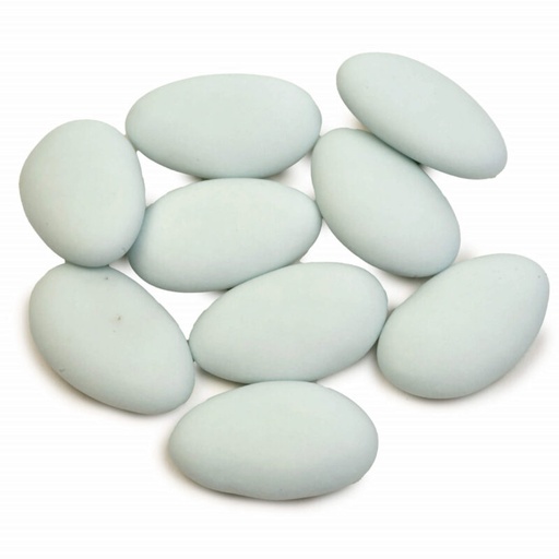 [70407527] VANPARYS DRAGEE MATTE CHOCOLADE BABYBLAUW 1KG