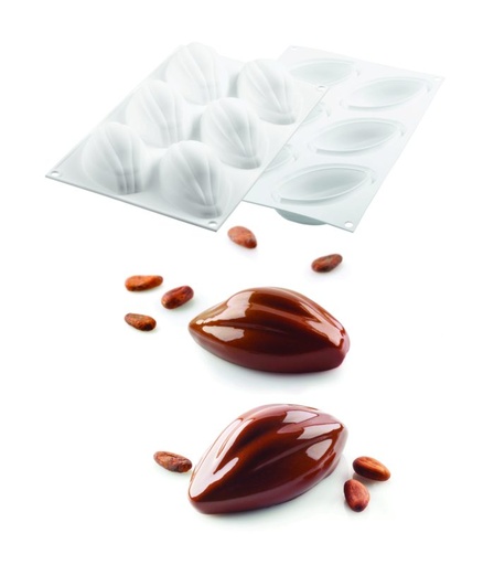 [51657274] MOULE SILIKOMART CACAO 120 102X57XH42MM 6X120ML+ CUTTER