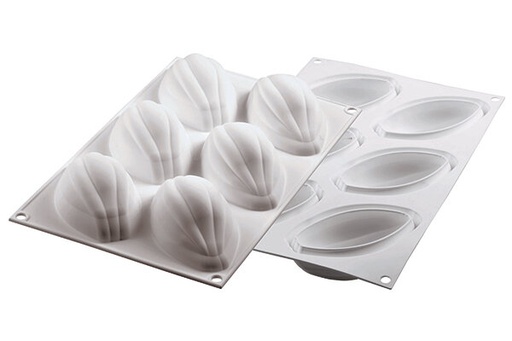 [51657274] SILIKOMART - MOULE TROMPE L'OEIL - CACAO 120 102X57XH42MM 6X120ML+ CUTTER