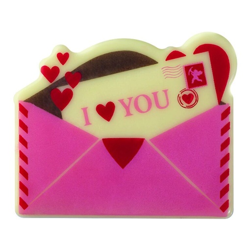 [08056831] 087127 PCB ENVELOPPES CB I LOVE YOU 5,8X4,85 CM 50PCES ***S/CDE***