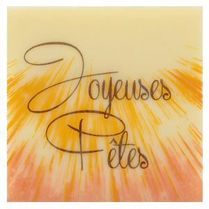 [08057321]  065160 PCB VIERKANTEN CB JOYEUSES FÊTES 4,5 CM 120STUKS***S/CD***