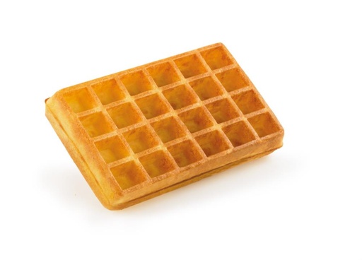 [02011037] ❄️DELIGOUT ROUGE GAUFRE DE BRUXELLES 24 X 85GR  TROU 4 X 6