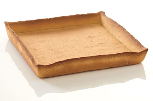 [04030227] PIDY TARTE SABLEE SUCREE CARREE 17X17CM  BEURRE 12PCES