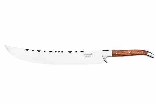 [60252156] STYLE DE VIE LAGUIOLE ROESTVRIJ STALEN CHAMPAGNE Z PALISSANDER HANDVAT
