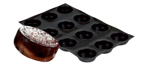 [70408458] FP-01777 FLEXIPAN® ORIGINAL PIE TATIN 60X40CM 12EMP Ø10CM H3.5CM VOL 245ML