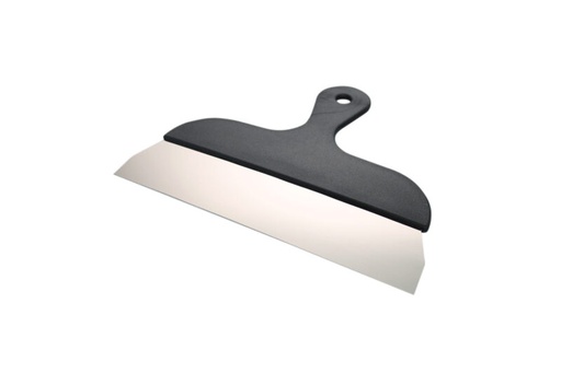 [50361124] INOX STEEKMES 27CM PLASTIEK STEEL