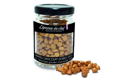 [08055620] EPICERIE DU CHEF PEPITES CHOCOLAT NOIR DOREES 60GR