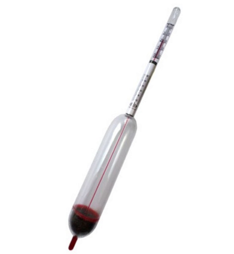 [52901022] DENSIMETRE LAIT QUEVENNE 1.015-1.040 AVEC THERMOMETRE