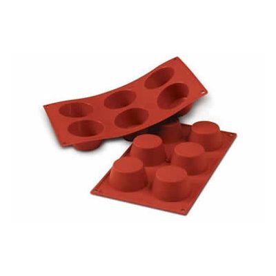 [57663821] SILIKOMART SF023 MOULE 6 MOYENS MUFFINS Ø69 H 35MM 100ML ANTI-ADHESIF GN1/3 -50° À 250°