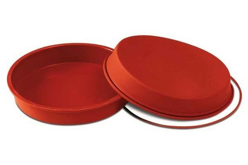[70408127] SILIKOMART SFT128 SMOOTH ROUND CAKE MOLD Ø280 HT 47MM 2500ML UNIFLEX