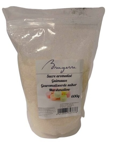 [08020138] SUIKER VOOR BARBE A PAPA GEAROMATISEERT WIT DROP BRUYERRE ZAK 600GR=PAK***OP BESTELLING