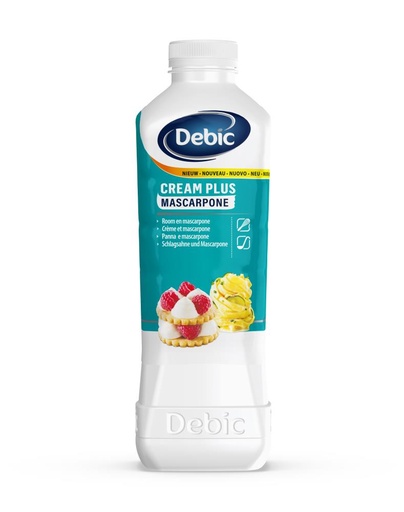 [06100844] DEBIC CREAM AND MASCARPONE MIXTURE UHT 1L