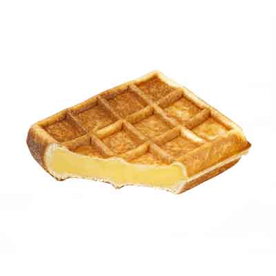 [02040344] A224 MINI-WAFEL MET BANKETBAKKERSROOM 48 X 80GR =DOOS