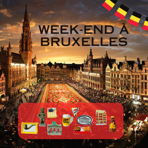 [60229127] PORSELEINEN BONEN 100STKS "WEEKEND IN BRUSSEL" ***NIEUW 2025***