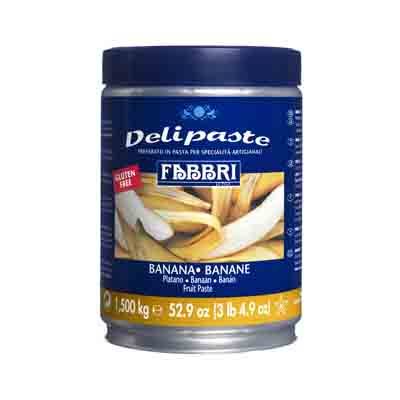 [07062003] FABBRI DELIPASTA BANAAN AROMA 1,5KG = DOOS