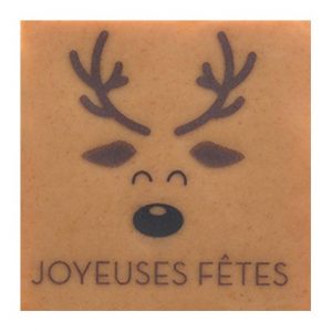 [08057902] 074214 PCB SQUARES CBC RODOLPHE 3.5 CM 120PCES ***S/CD***