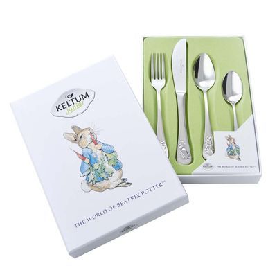 [57663100] KELTUM JUNIOR "BEATRIX POTTER" CHILDREN'S CUTLERY SET 18/10 STAINLESS STEEL