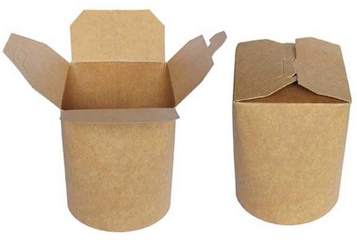 [53533107] CORNET DE PATES KRAFT 450ML 8X7.8XHT9.6CMPAQUET DE 25 PCES