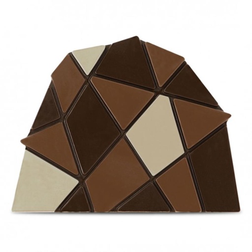 [70409098] THERMOFORMED MOLD FOR 6 POLYGONAL LOG ENDS 94 X 73 MM