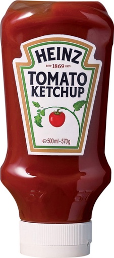 [05100116] KETCHUPSAUS MET 570 ML DISPENSER HEINZ = FLESJE