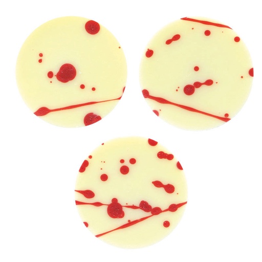 [08080546] 1032095 ROND LIGNES ROUGE 175PCES ***S/CDE***