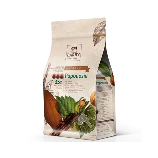 [03070523] *FF* BARRY CHM-Q35PAP-E1-U68 PAPOUASIE LAIT 35% CALLETS 1KG