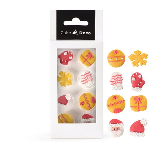 [08054173] 39400 CAKEDECO DÉCOR PAIN D'ÉPICES 12 PIECES ***S/CD***