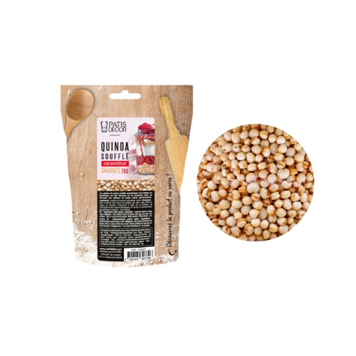 [08075332] PATISDECOR QUINOA GEKARAMELISEERD 70GR