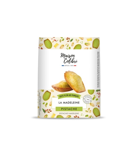 [11010433] COLIBRI MADELEINE PISTACHE PUR BEURRE 175GR