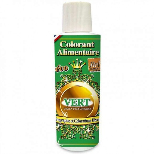 [70409344] VLOEIBAAR EETBAAR KLEURSTOF 125ML GROEN=FLES